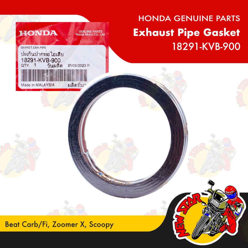 18291-KVB-900 | Exhaust Pipe Gasket | Genuine Honda parts | Beat Carb/Fi Zoomer X Scoopy