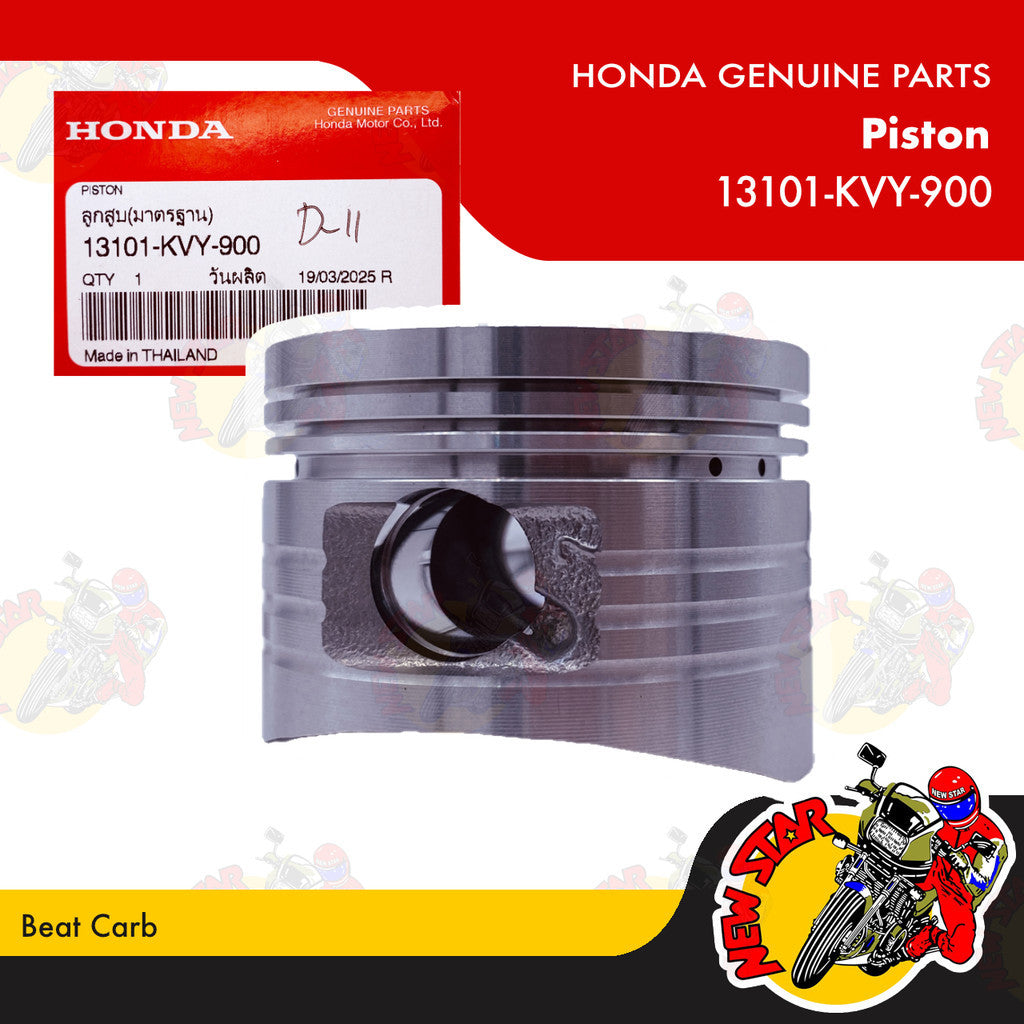 13101-KVY-900 | Piston | Genuine Honda parts | Beat Carb