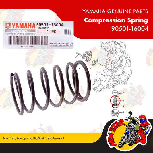 90501-16004 | Compression Spring | Genuine Yamaha parts | Mio i 125 Mio Sporty Mio Soul i 125