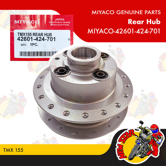 MIYACO-42601-424-701 | Rear Hub | Genuine Miyaco parts | TMX 155