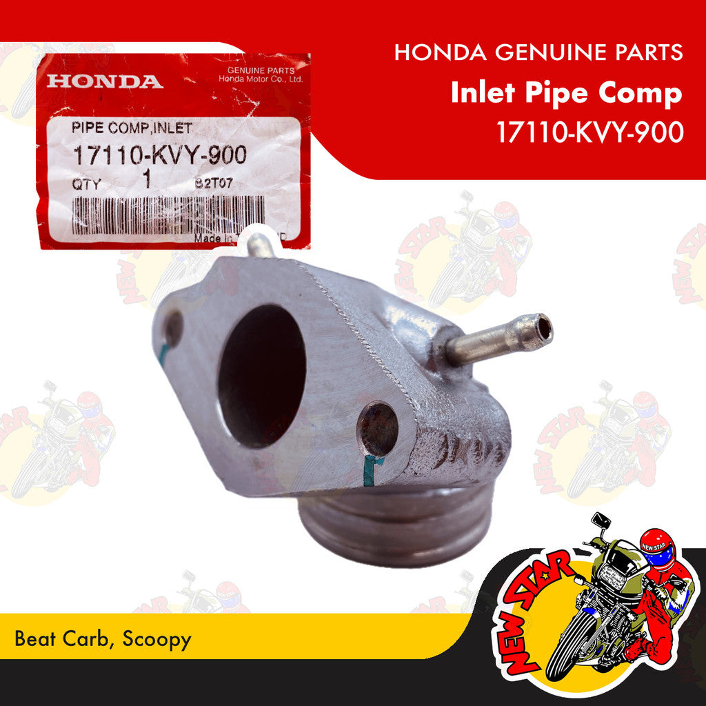 17110-KVY-900 | Inlet Pipe Comp | Genuine Honda parts | Beat Carb Scoopy