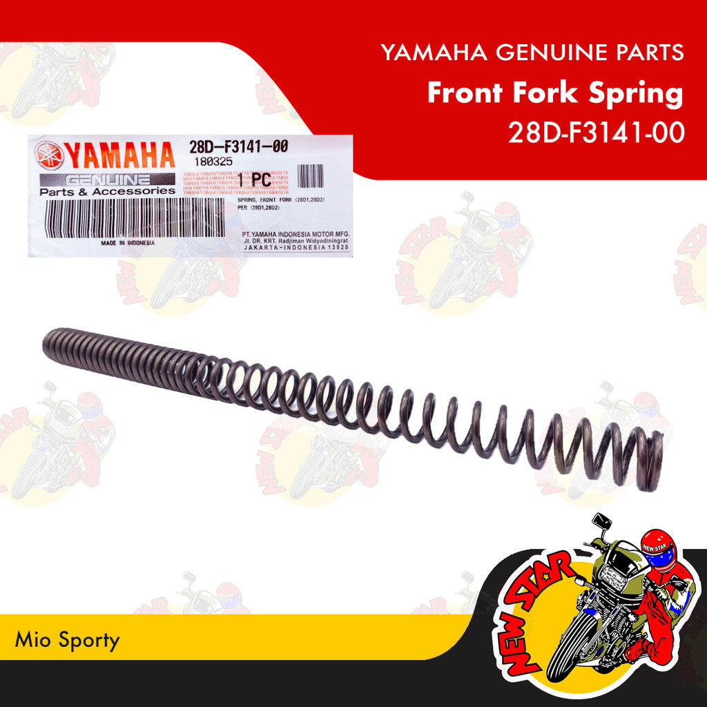 28D-F3141-00 | Front Fork Spring | Genuine Yamaha parts | Mio Sporty