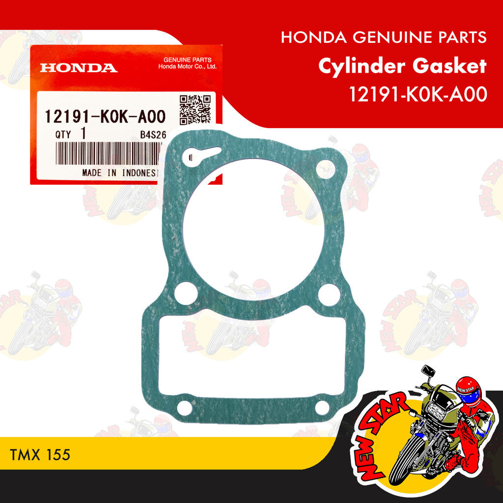12191-K0K-A00 | Cylinder Block Gasket | Genuine Honda parts | TMX 155