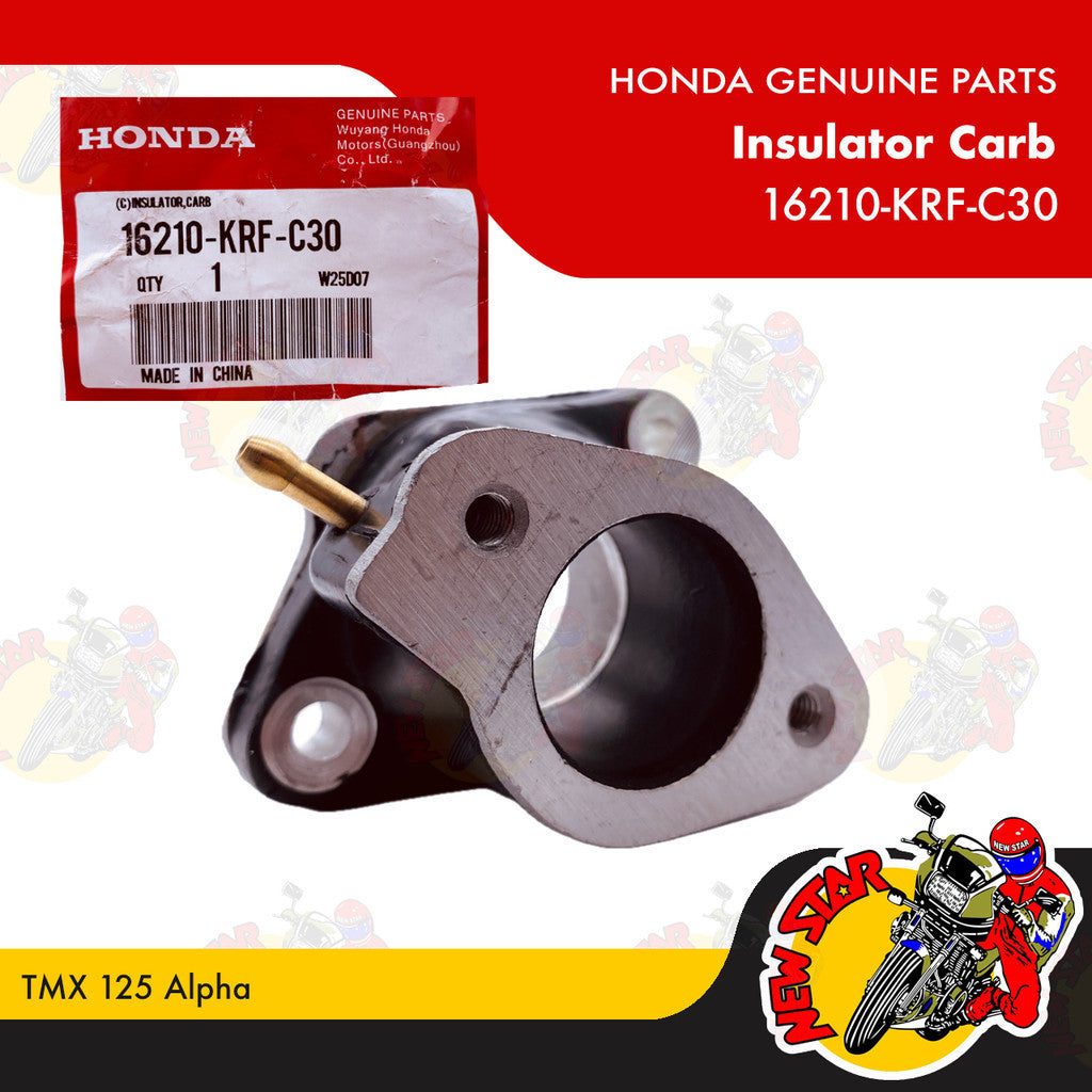 16210-KRF-C30 | Insulator Carb | Genuine Honda parts | TMX 125 Alpha