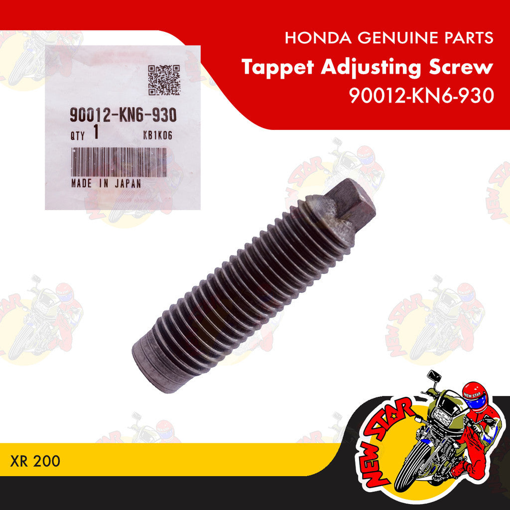 90012-KN6-930 | Tappet Adjusting Screw | Genuine Honda parts | XR 200