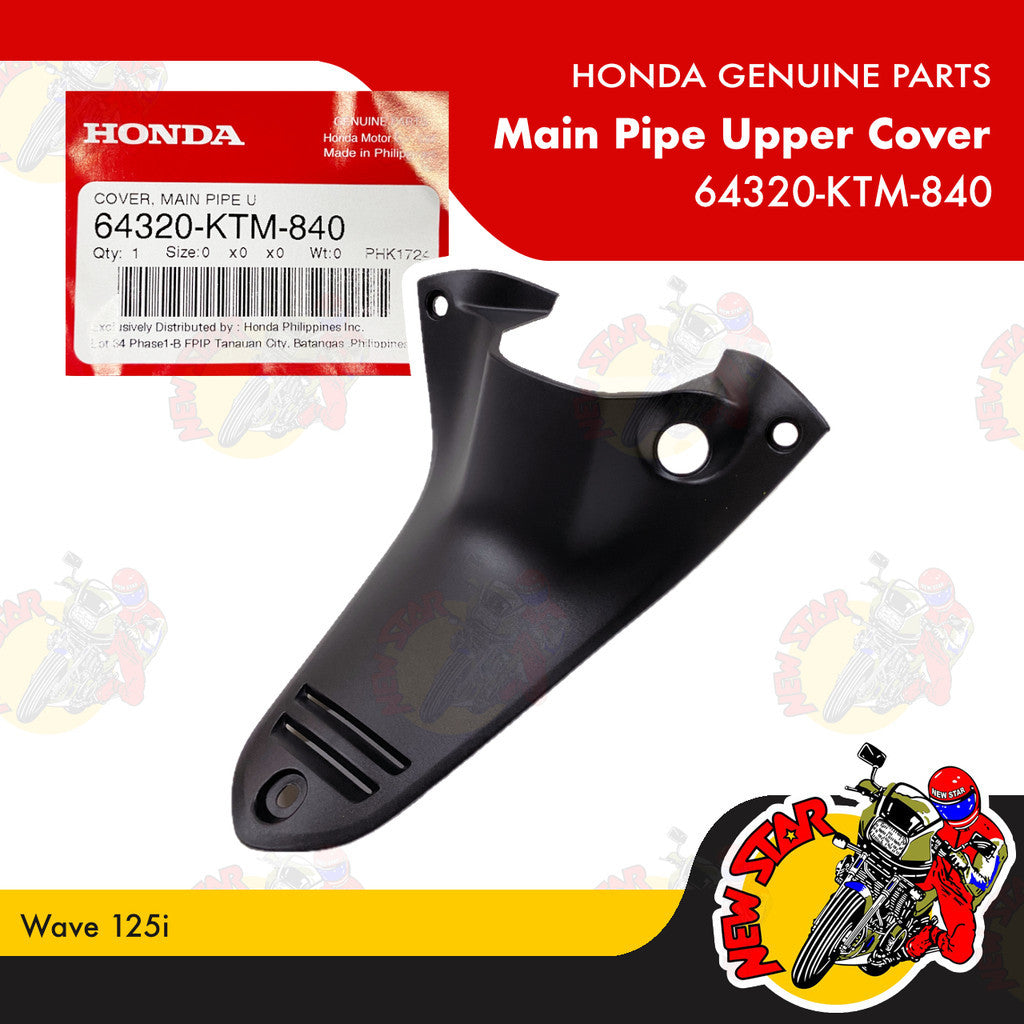 64320-KTM-840 | Main Pipe Upper Cover | Genuine Honda parts | Wave 125i