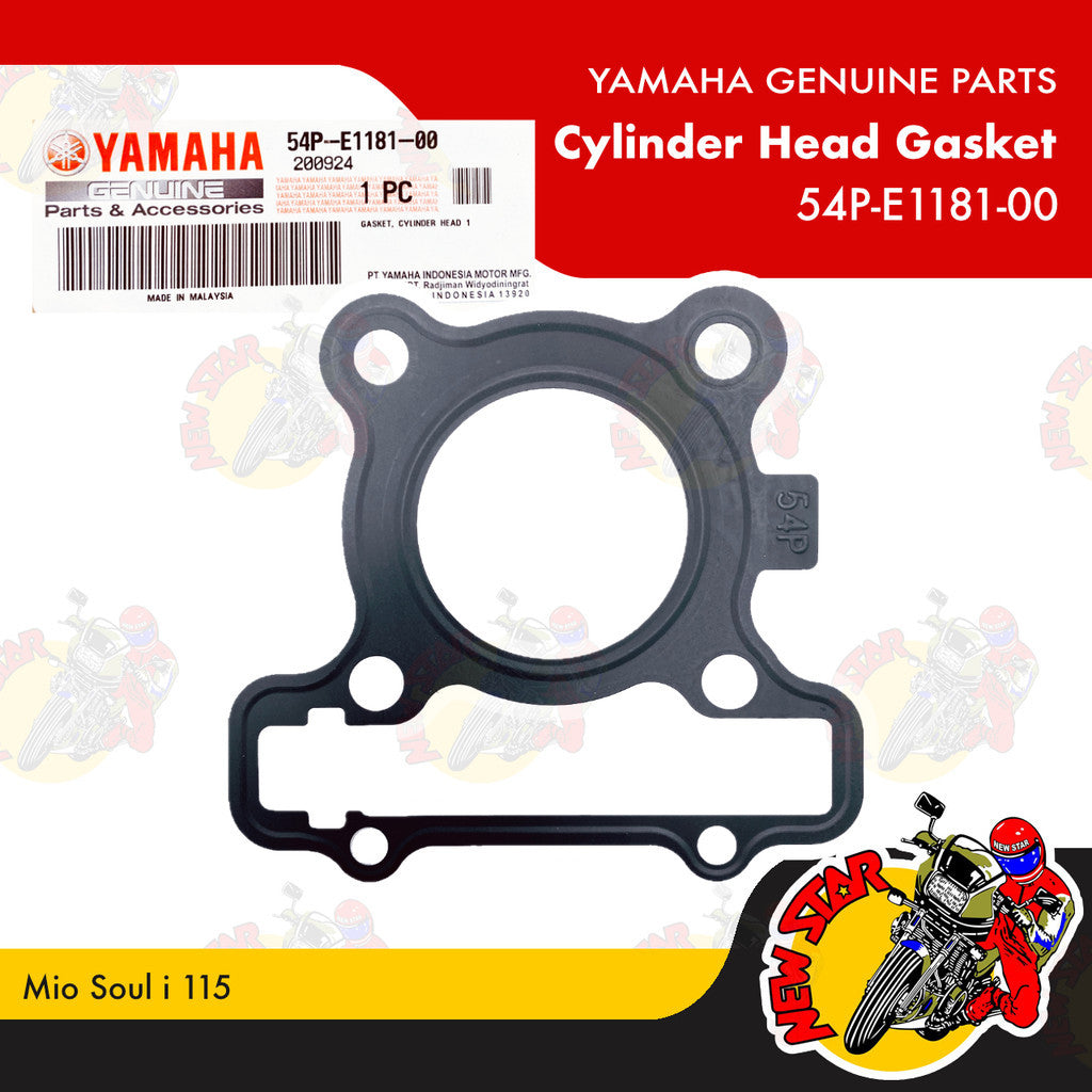 54P-E1181-00 | Cylinder Head Gasket | Genuine Yamaha parts | Mio Soul i 115