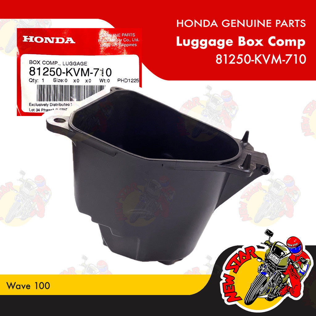 81250-KVM-710 | Luggage Box Comp | Genuine Honda parts | Wave 100