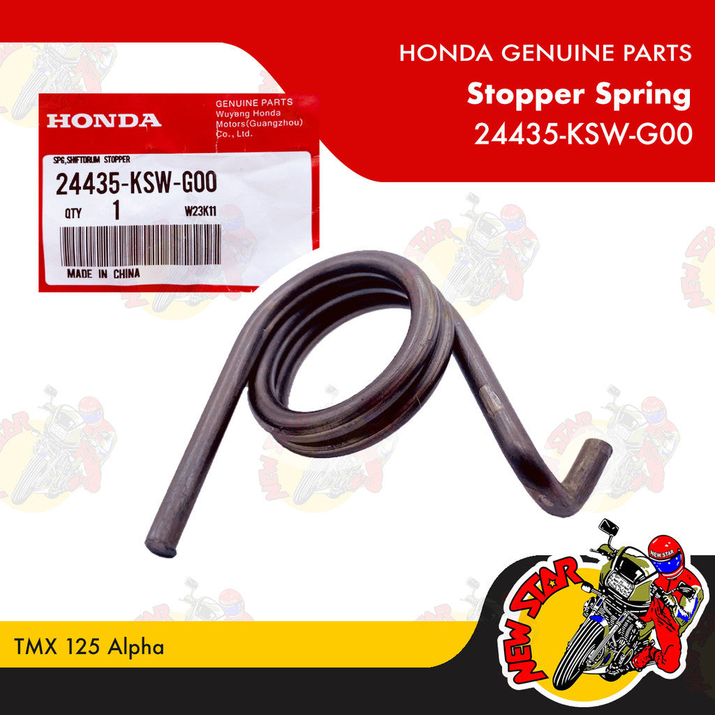 24435-KSW-G00 | Stopper Spring | Genuine Honda parts | TMX 125 Alpha