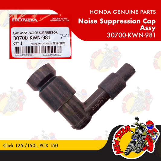 30700-KWN-981 | Noise Suppression Cap Assy | Genuine Honda parts | Click 125i/150i PCX 150