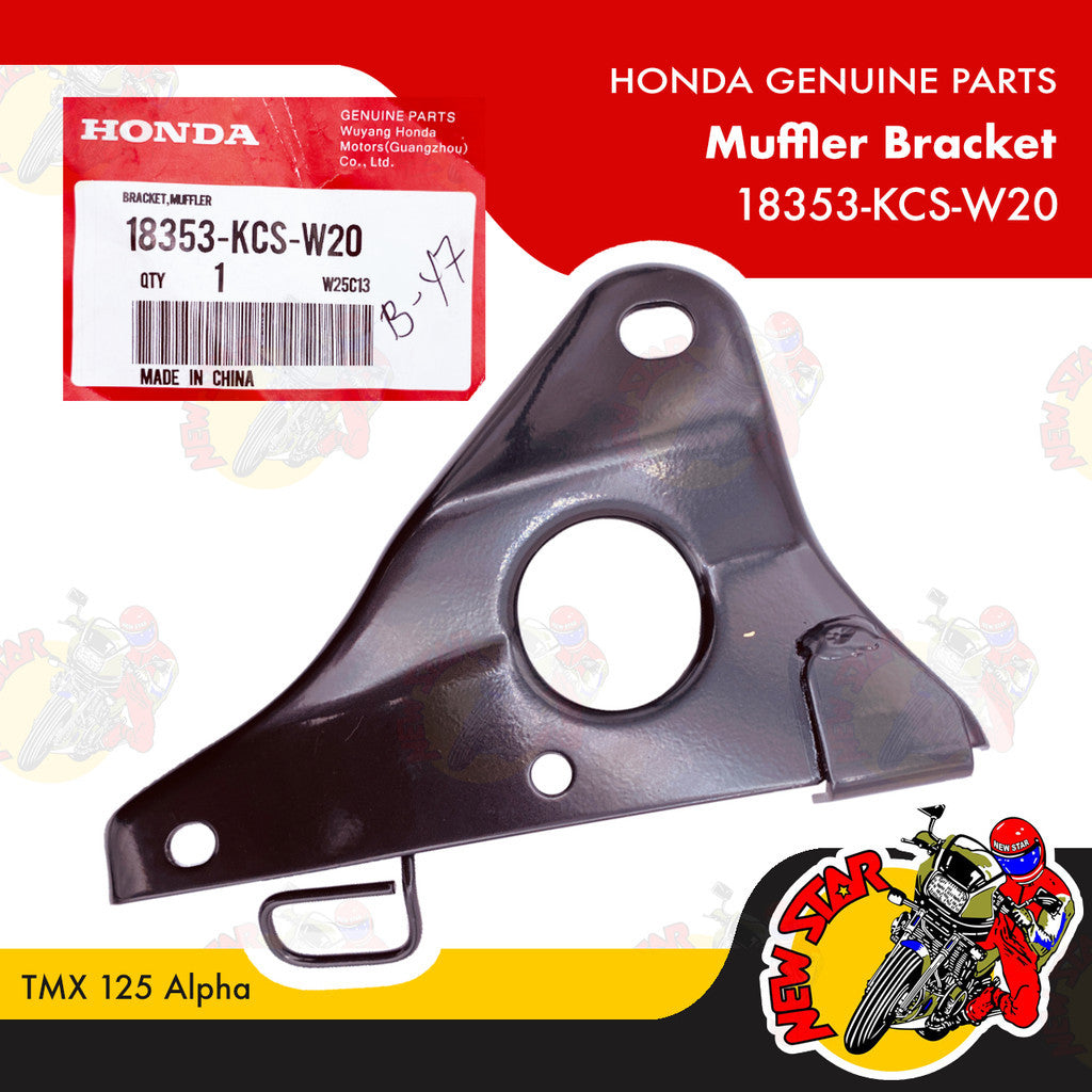 18353-KCS-W20 | Muffler Bracket | Genuine Honda parts | TMX 125 Alpha