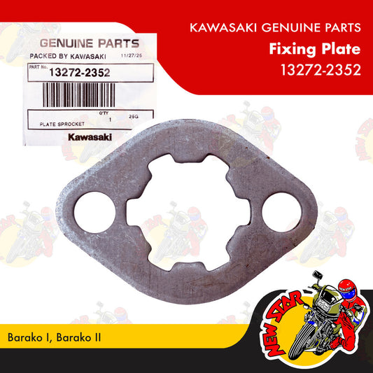 13272-2352 | Fixing Plate | Genuine Kawasaki parts | Barako I Barako II