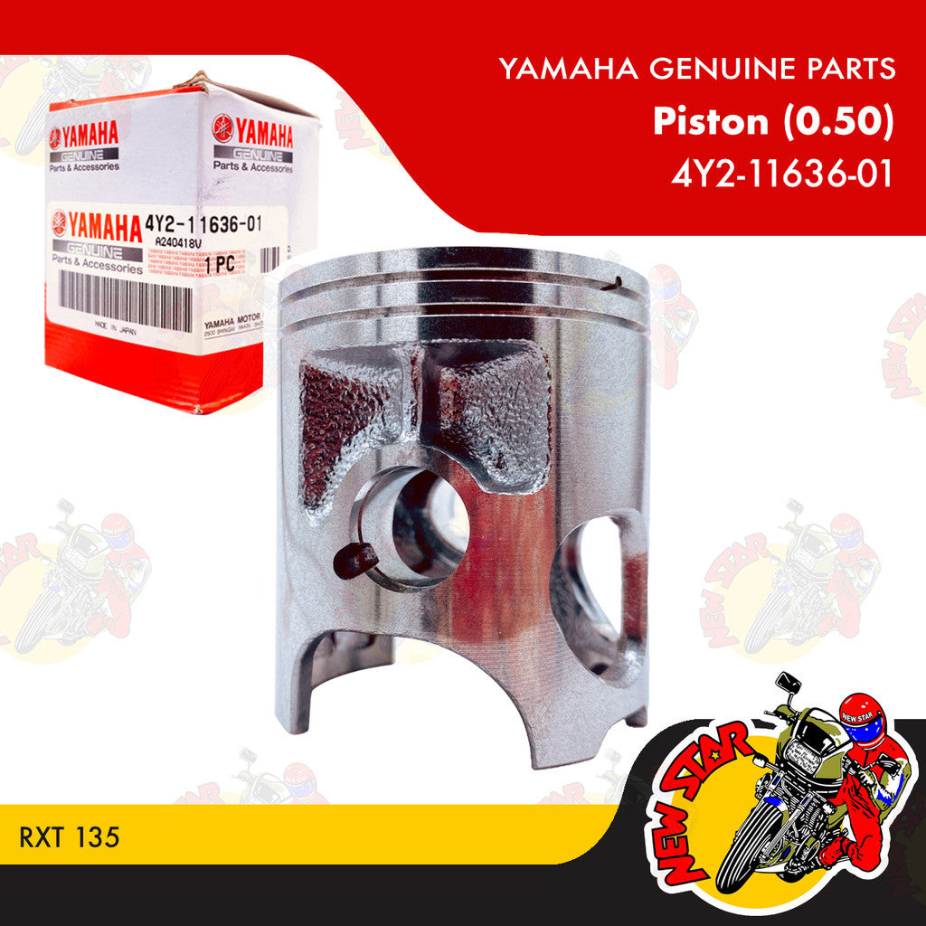 4Y2-11636-01 | Piston (0.50) | Genuine Yamaha parts | RXT 135