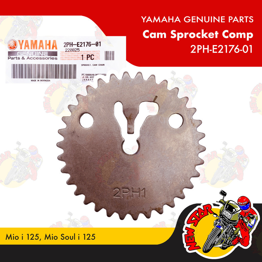 2PH-E2176-01 | Cam Sprocket Comp | Genuine Yamaha parts | Mio i 125 Mio Soul i 125