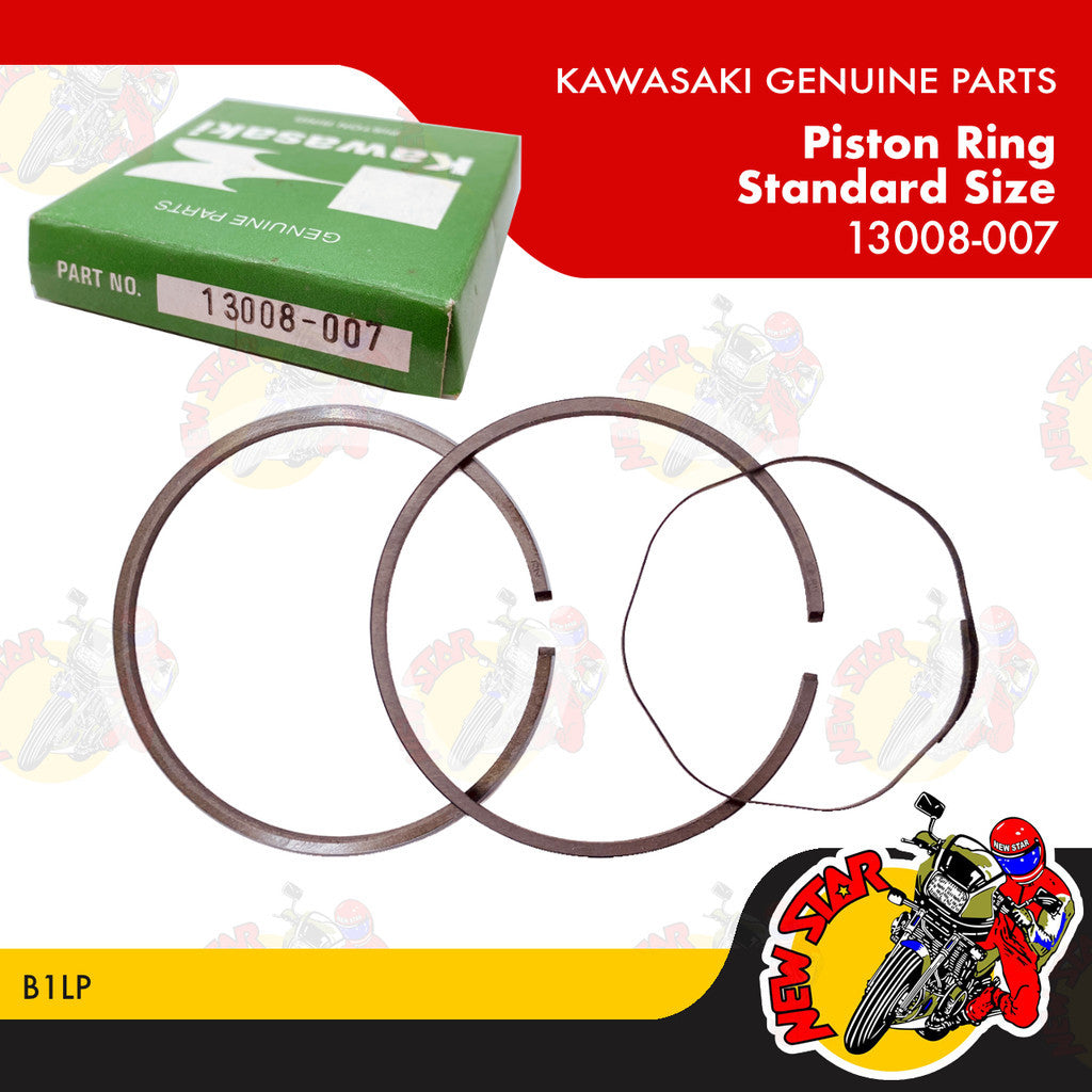 13008-007 | Piston Ring Standard Size | Genuine Kawasaki parts | B1LP
