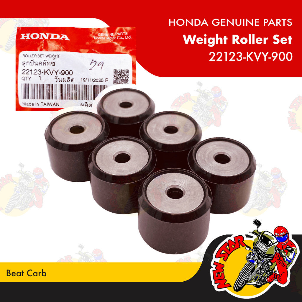 22123-KVY-900 | Weight Roller Set | Genuine Honda oil | Beat Carb