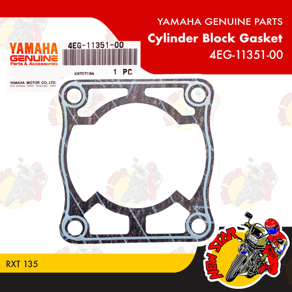 4EG-11351-00 | Cylinder Block Gasket | Genuine Yamaha parts | RXT 135