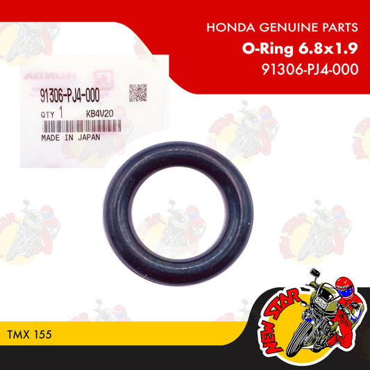 91306-PJ4-000 | O-Ring 6.8x1.9 | Genuine Honda parts | TMX 155