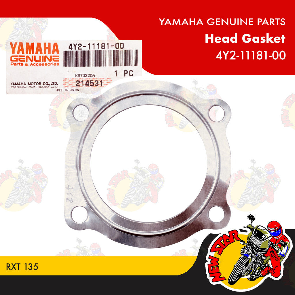 4Y2-11181-00 | Head Gasket | Genuine Yamaha parts | RXT 135