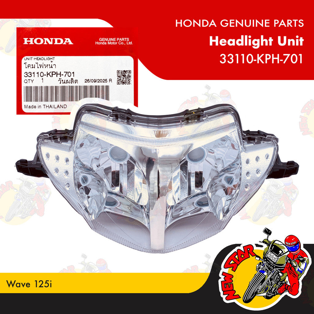 33110-KPH-701 | Headlight Unit | Genuine Honda parts | Wave 125i