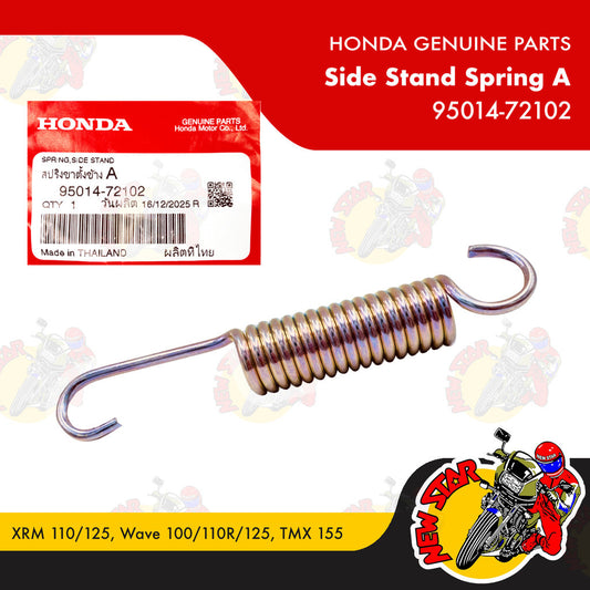 95014-72102 | Side Stand Spring A | Genuine Honda parts | XRM 110/125 Wave 100/110R/125 TMX 155