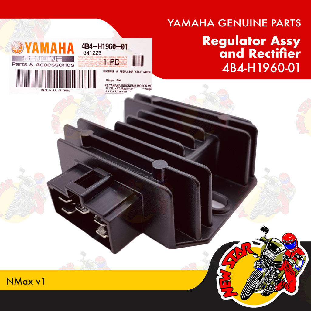 4B4-H1960-01 | Regulator Assy & Rectifier | Genuine Yamaha parts | NMax v1