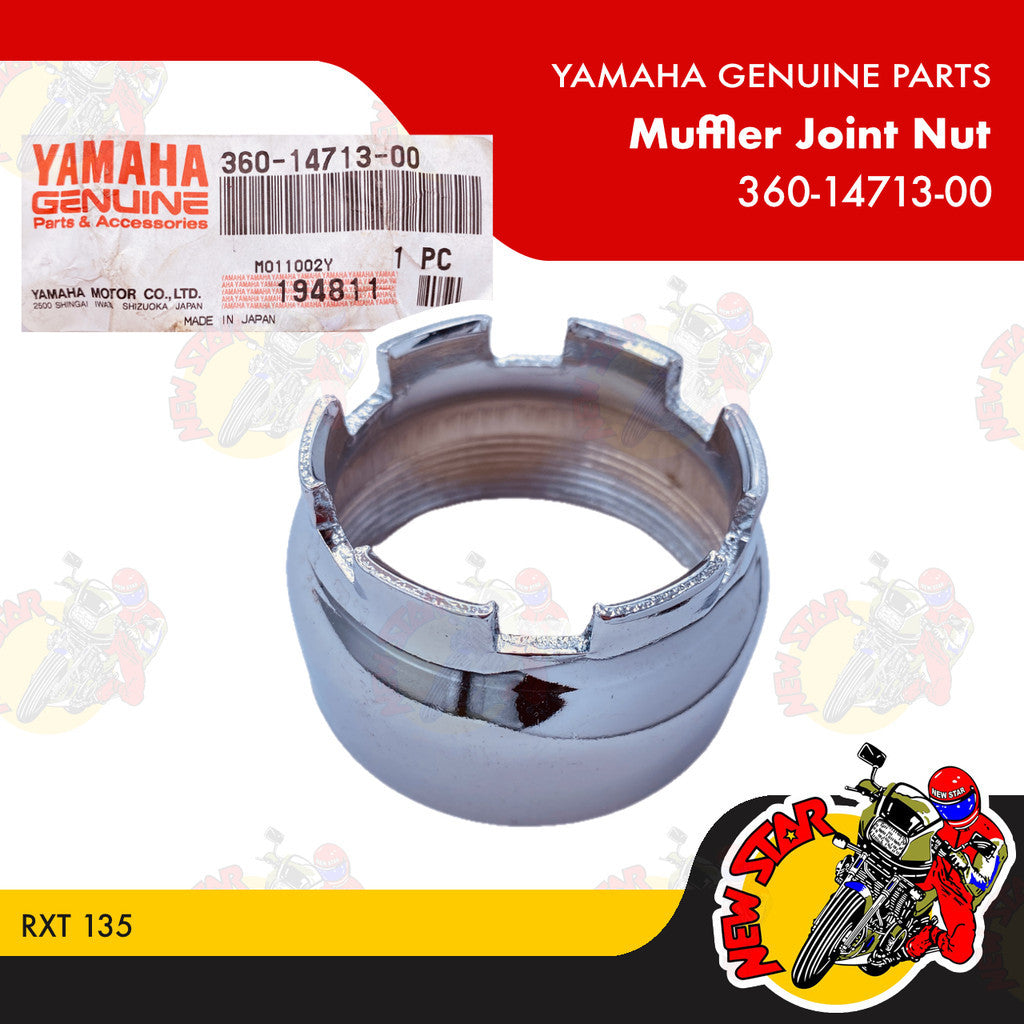 360-14713-00 | Muffler Joint Nut | Genuine Yamaha parts | RXT 135