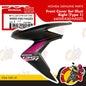 64500-K60-HA0ZD | Front Cover Set Illustration Right (Type 1) | Genuine Honda parts | Click 125i v2