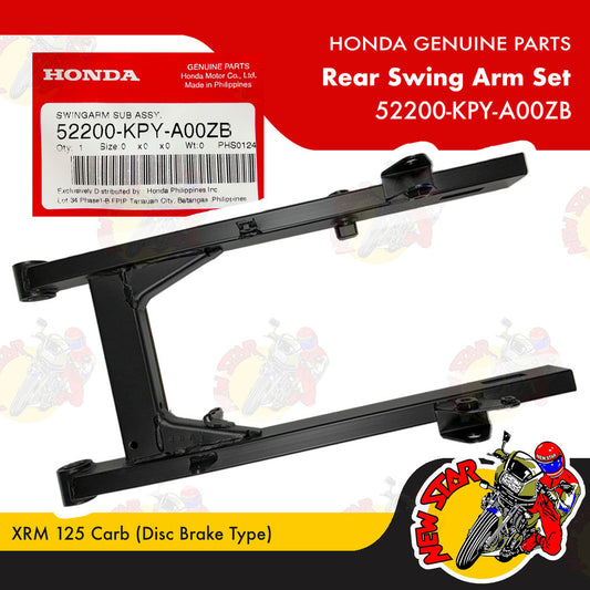 52200-KPY-A00ZB | Rear Swing Arm Set | Genuine Honda parts | XRM 125 Carb (Disc Brake Type)