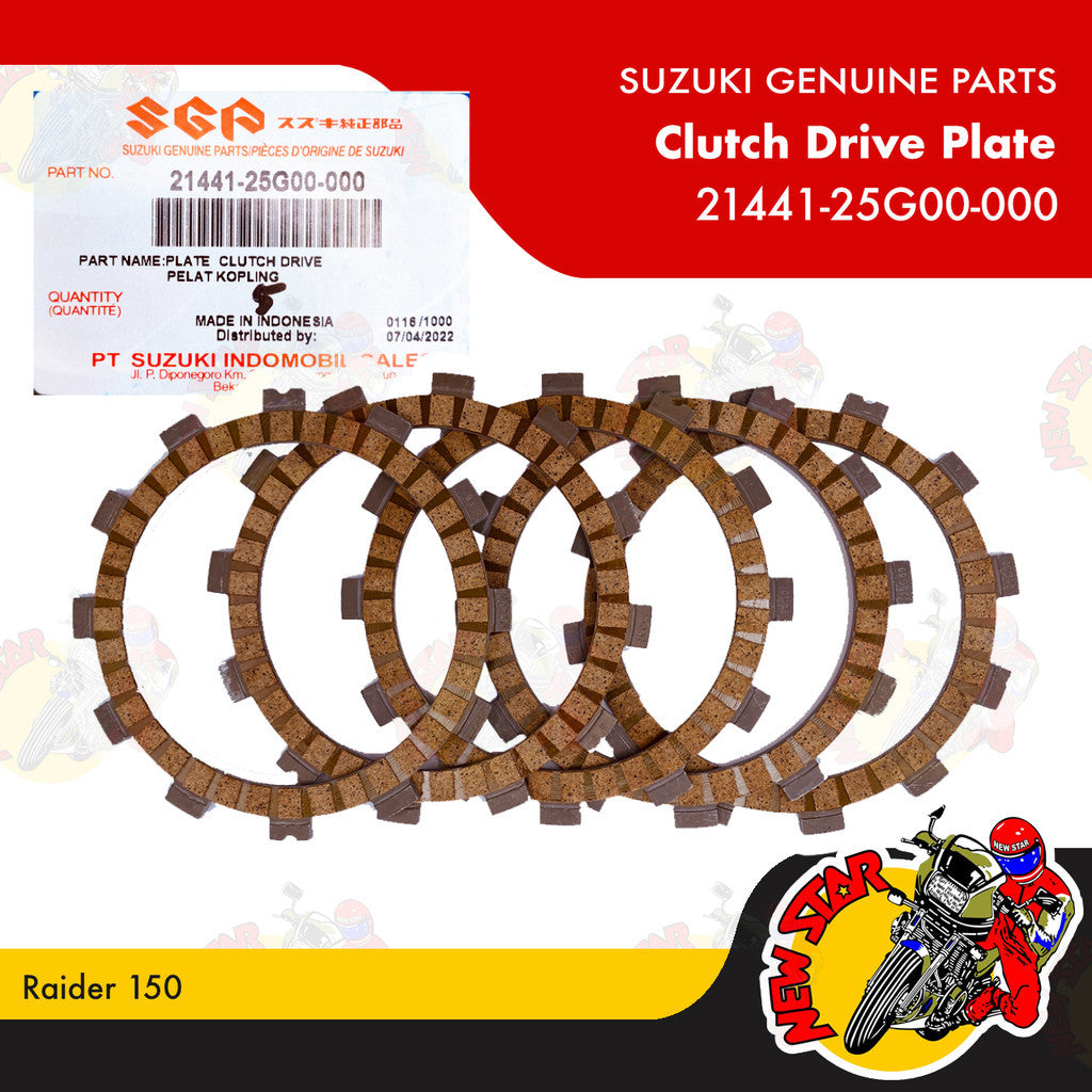21441-25G00-000 | Clutch Drive Plate | Genuine Suzuki parts | Raider 150