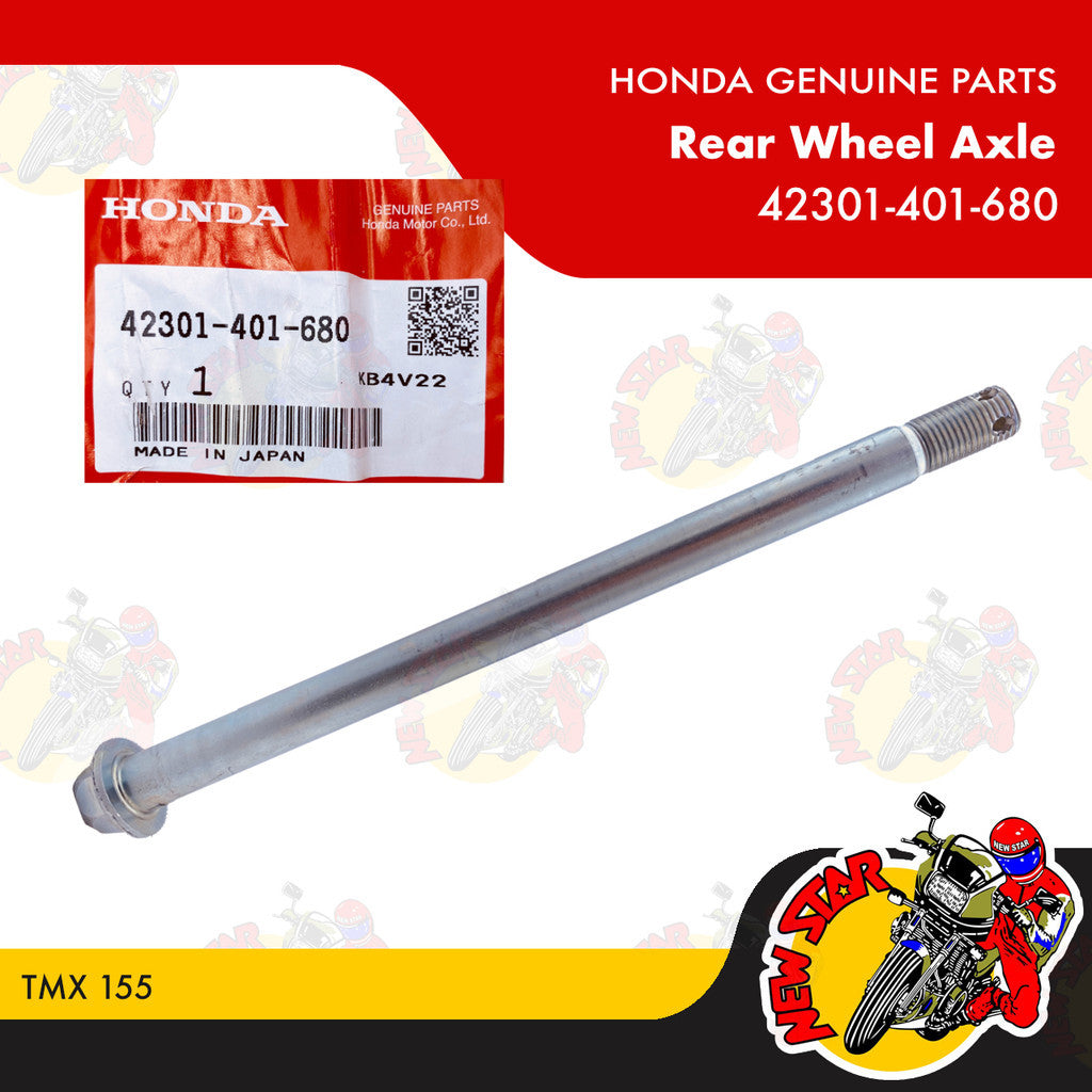 42301-401-680 | Rear Wheel Axle | Genuine Honda parts | TMX 155