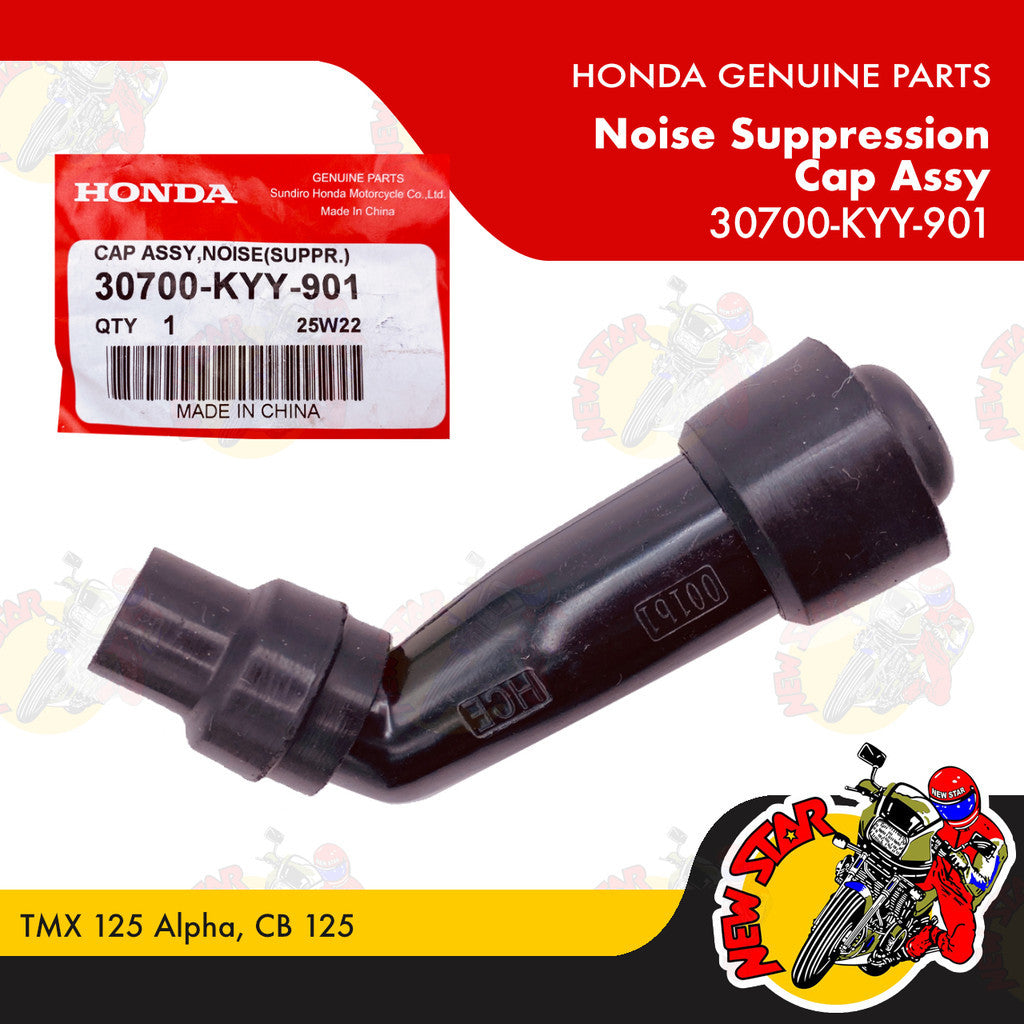 30700-KYY-901 | Noise Suppression Cap Assy | Genuine Honda parts | TMX 125 Alpha CB 125