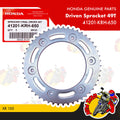 41201-KRH-650 | Driven Sprocket 49T | Genuine Honda parts | XR 150