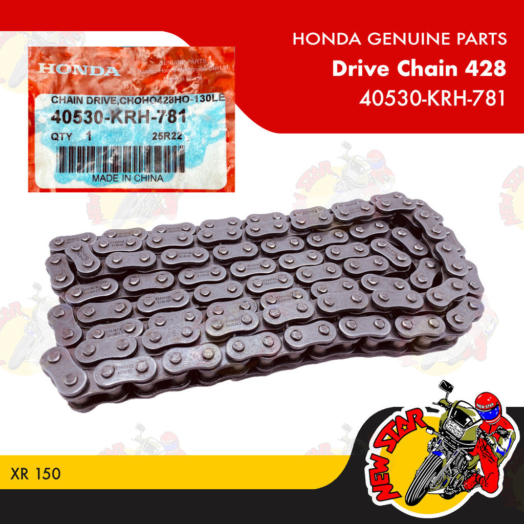 40530-KRH-781 | Drive Chain 428 | Genuine Honda parts | XR 150