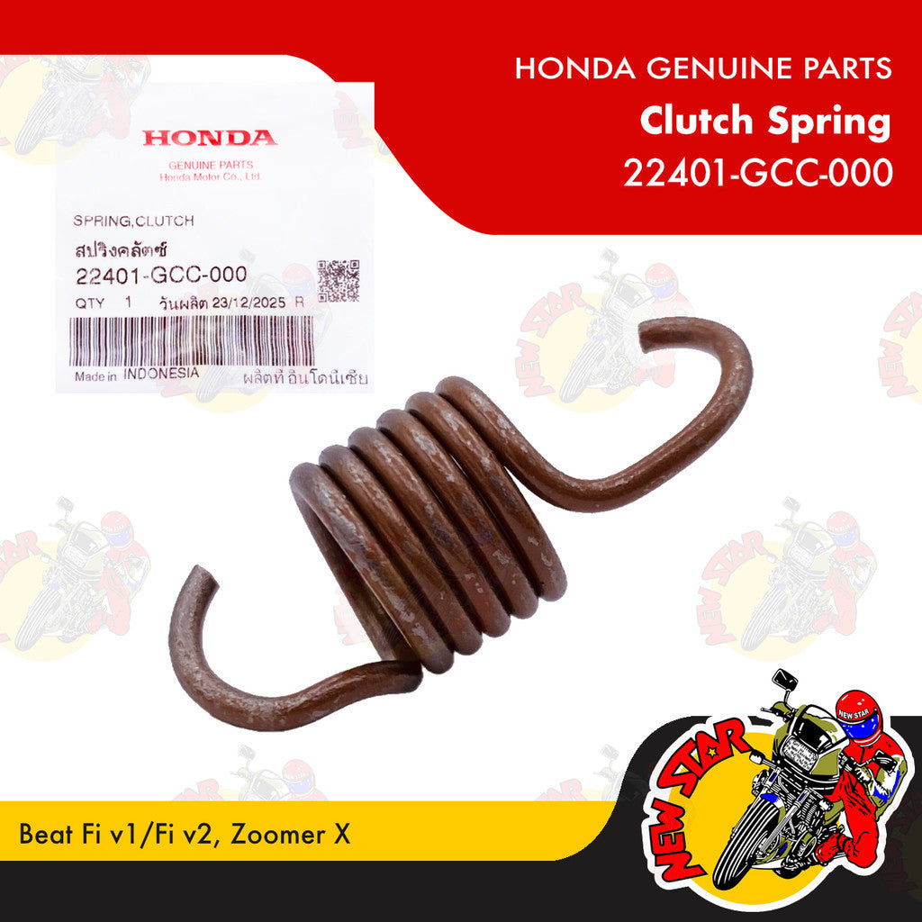 22401-GCC-000 | Clutch Spring | Genuine Honda parts | Beat Fi v1/Fi v2 Zoomer X