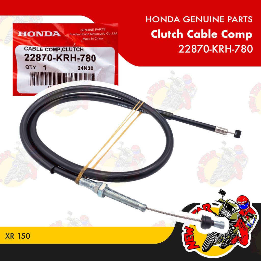 22870-KRH-780 | Clutch Cable Comp | Genuine Honda parts | XR 150