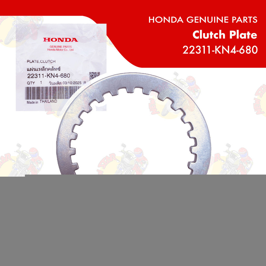 22311-KN4-680 | Clutch Plate | Genuine Honda parts | XRM 110 Wave 100R/110 Alpha/110R/RSX TMX 155