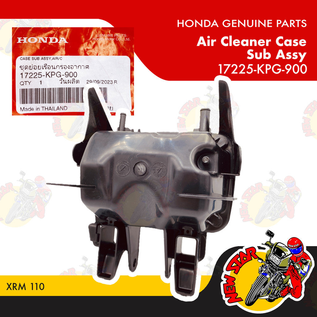 17225-KPG-900 | Air Cleaner Case Sub Assy | Genuine Honda parts | XRM 110