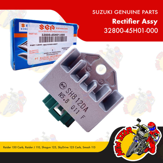 32800-45H01-000 | Rectifier Assy | Genuine Suzuki parts | Raider 150 Carb Raider J 110 Shogun 125