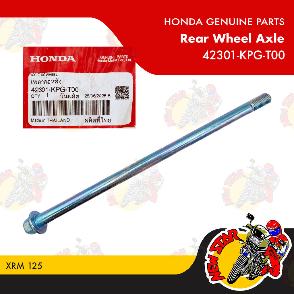42301-KPG-T00 | Rear Wheel Axle | Genuine Honda parts | XRM 125