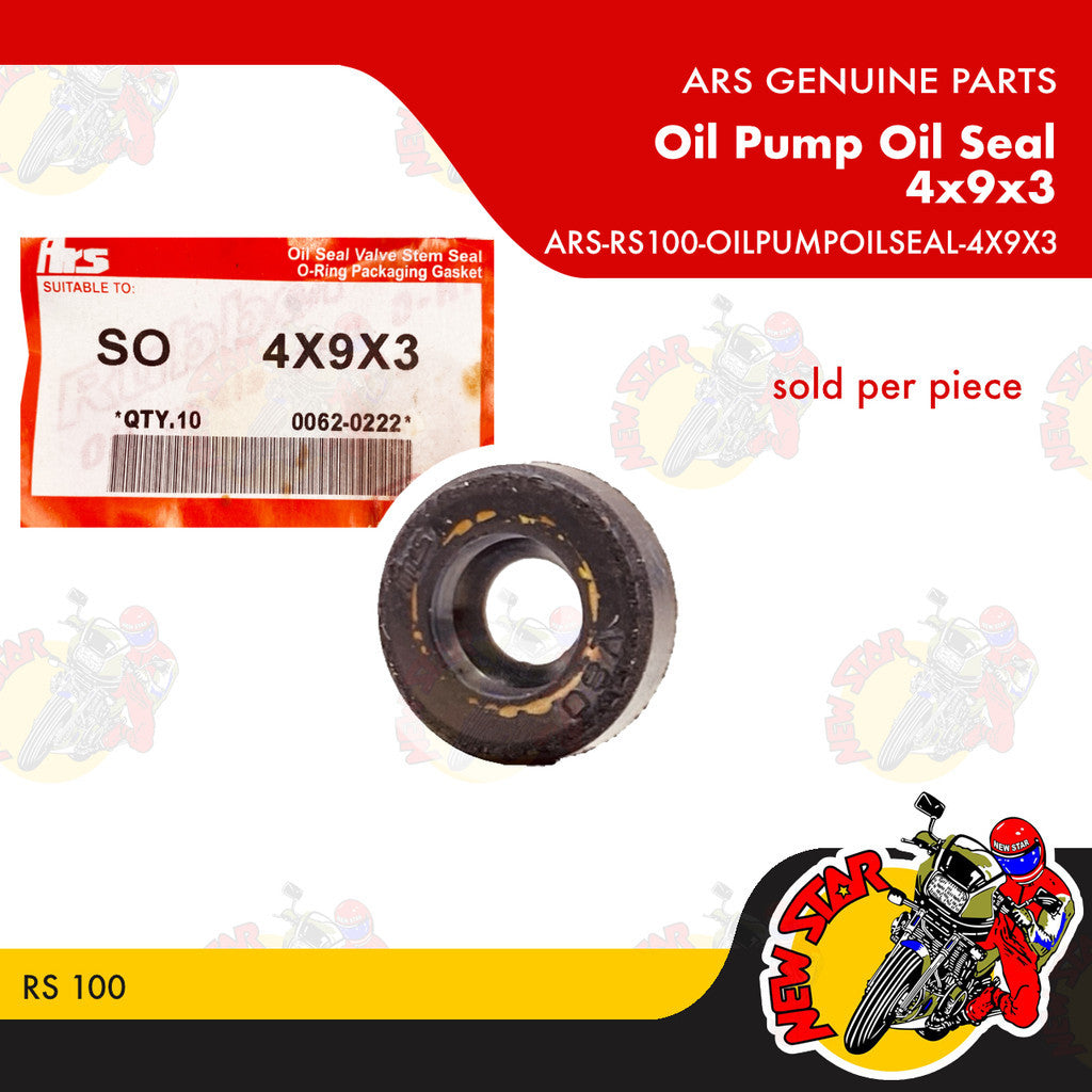 ARS-RS100-OILPUMPOILSEAL-4X9X3 | Oil Pump Oil Seal 4x9x3 | Genuine Ars parts | RS 100