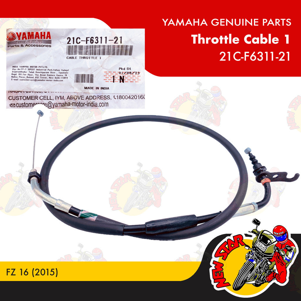 21C-F6311-21 | Throttle Cable 1 | Genuine Yamaha parts | FZ 16 (2015)