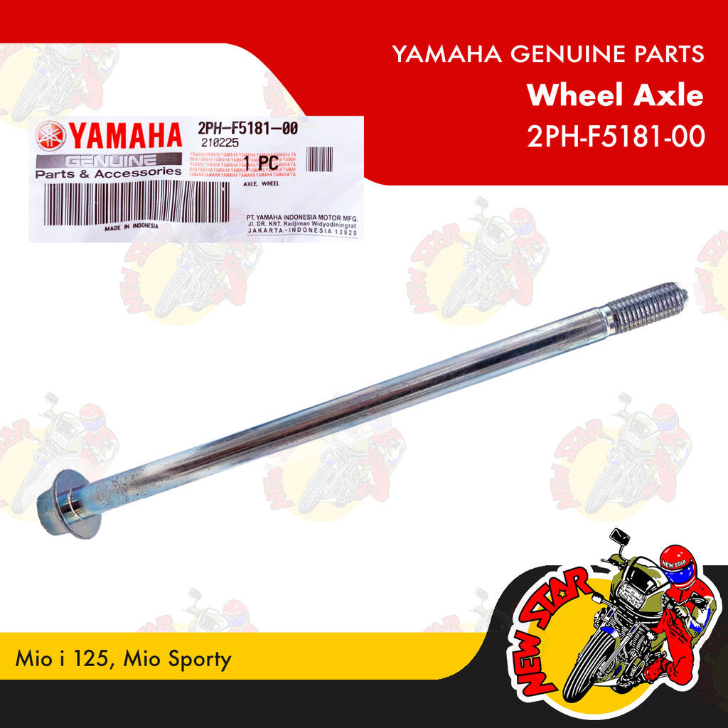 2PH-F5181-00 | Wheel Axle | Genuine Yamaha parts | Mio i 125 Mio Sporty