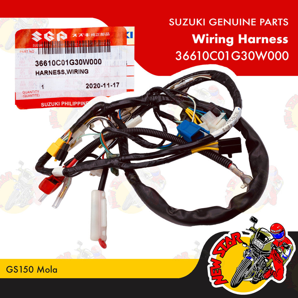36610C01G30W000 | Wiring Harness | Genuine Suzuki parts | GS150 Mola