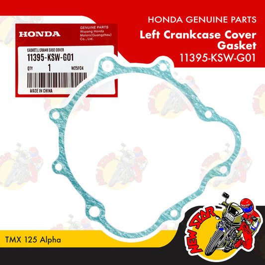 11395-KSW-G01 | Left Crankcase Cover Gasket | Genuine Honda parts | TMX 125 Alpha