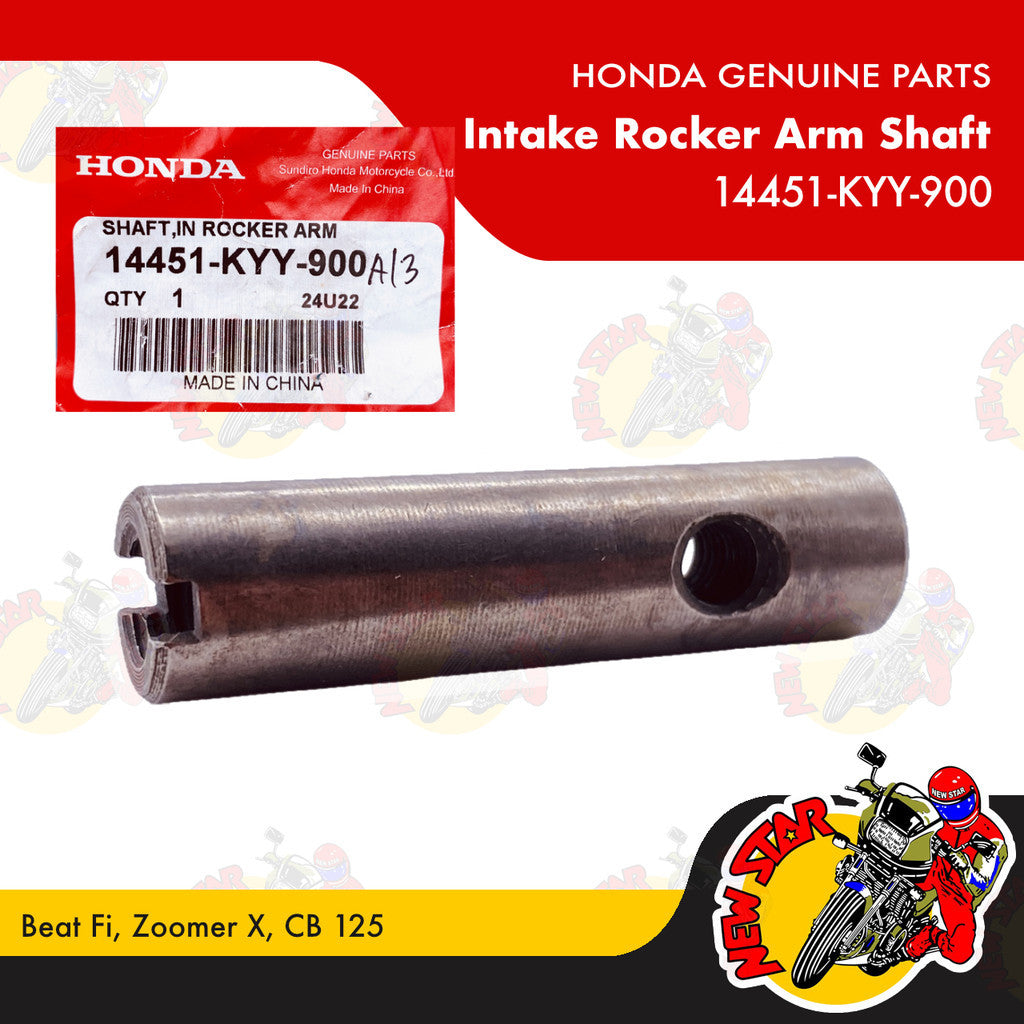 14451-KYY-900 | Intake Rocker Arm Shaft | Genuine Honda parts | Beat Fi Zoomer X CB 125