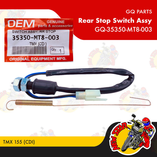 GQ-35350-MT8-003 | Rear Stop Switch Assy | Genuine GQ parts | TMX 155 (CDI)