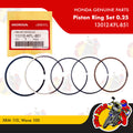 13012-KFL-851 | Piston Ring Set 0.25 | Genuine Honda parts | XRM 110 Wave 100