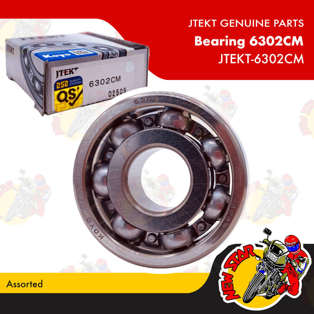 JTEKT-6302CM | Bearing 6302Cm | Genuine JTEKT (formerly Koyo) parts | Assorted