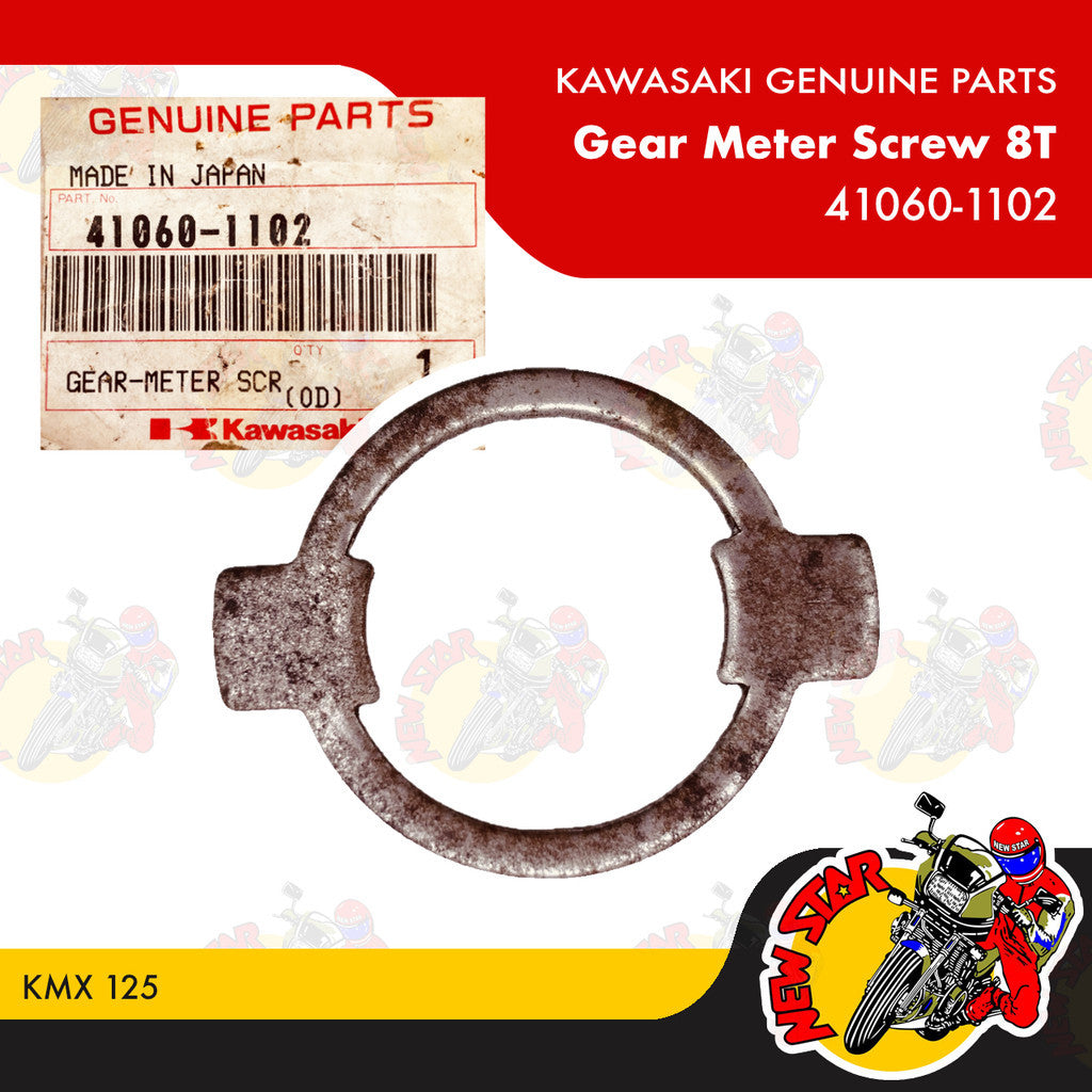41060-1102 | Gear Meter Screw 8T | Genuine Kawasaki parts | KMX 125